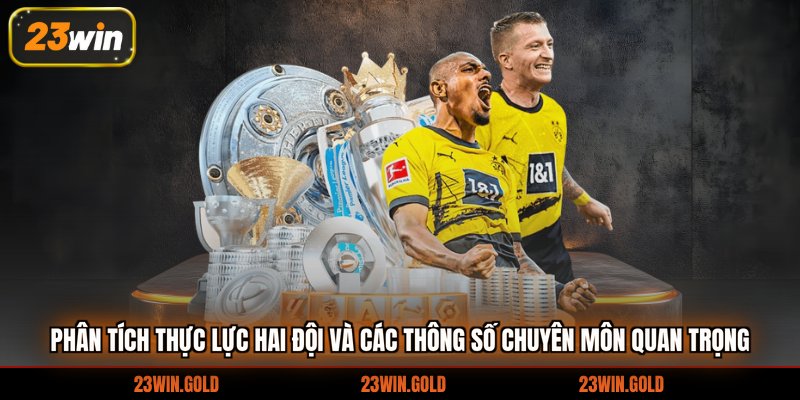 Phân tích thực lực hai đội và các thông số chuyên môn quan trọng