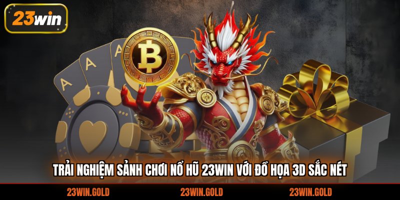 Trải nghiệm sảnh chơi nổ hũ 23win với đồ họa 3D sắc nét
